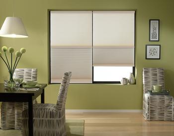 2-in-1 Light Filtering & Blackout Cordless Shades/ Day Night Cellulars