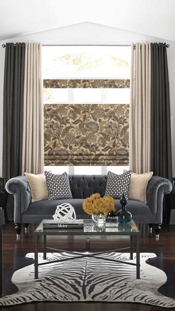 Designer Roman Shades 