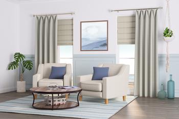 Custom Roman Shades